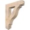 Ekena Millwork Funston Arts & Crafts Smooth Bracket, Douglas Fir, 5 1/2"W x 30"D x 34"H BKT06X30X34FST03SDF - alternate 1
